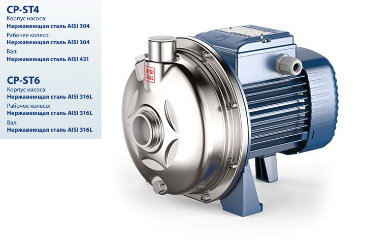 Насос Pedrollo CP-ST из нержавеющей стали
