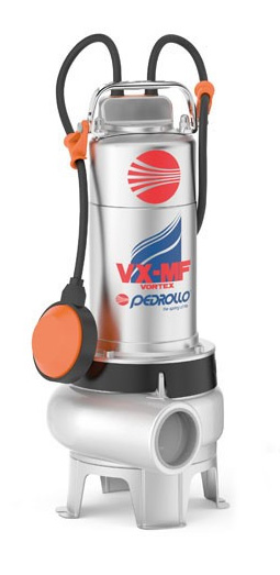 Фекальный насос из нержавеющей стали Pedrollo VX (VXm) 15/35-MF